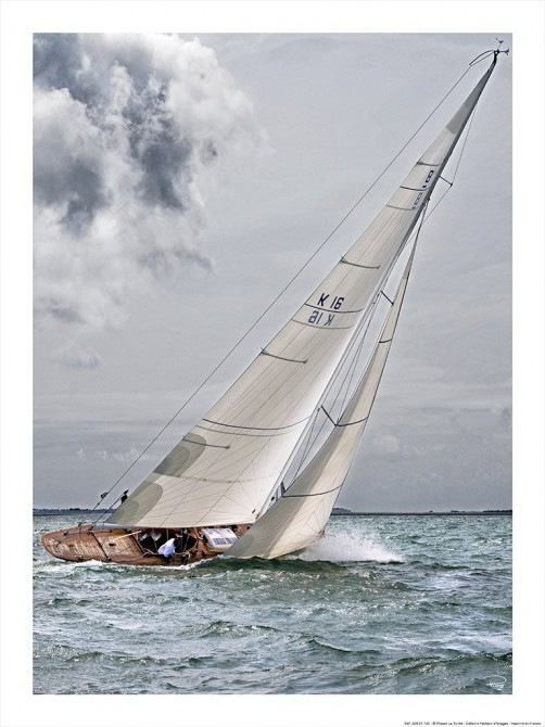 Photo Voile classique, 8 mètres JI par Philip Plisson